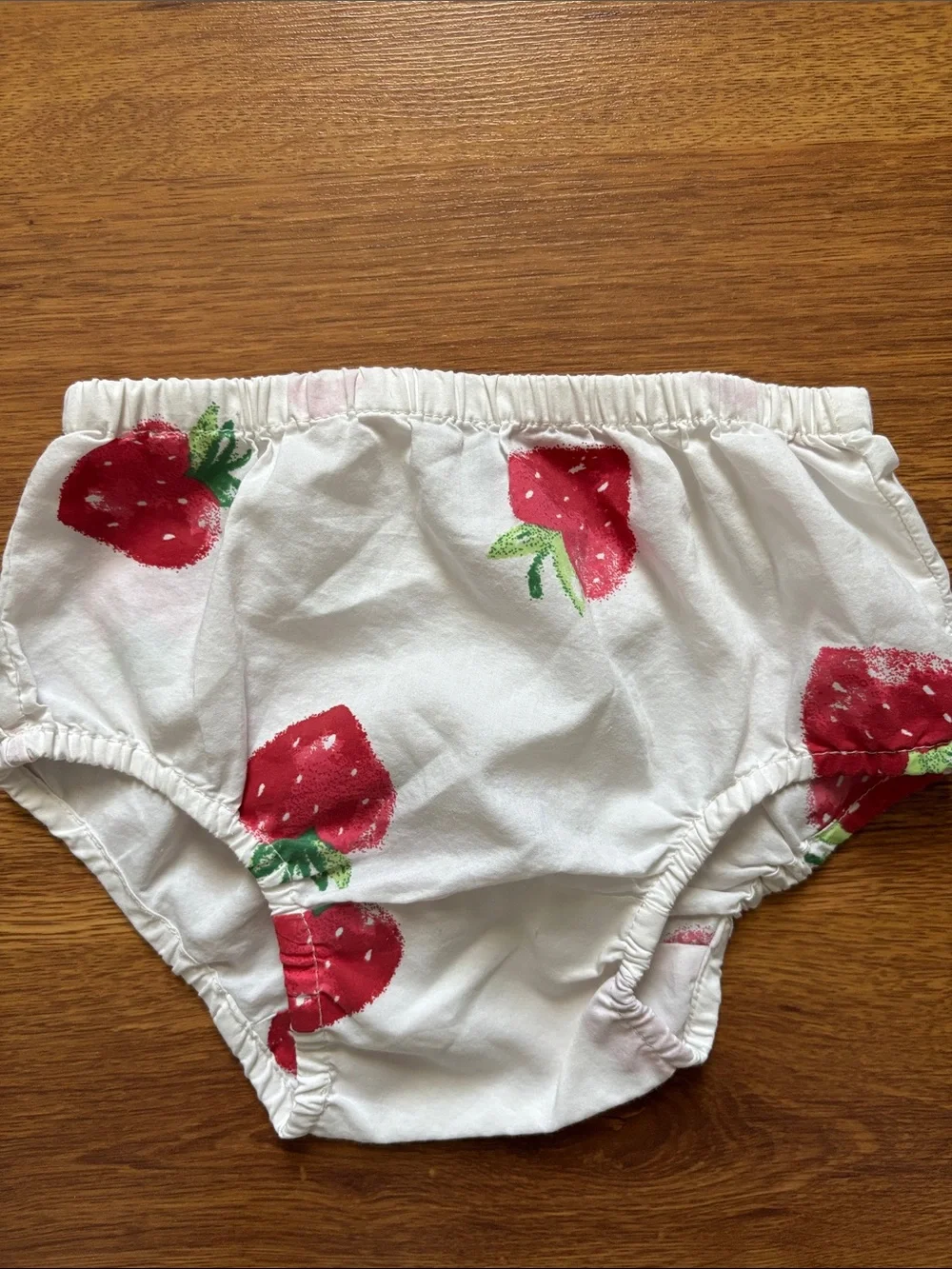 Baby Gap 18-24 months White Dress With Pink Strawberry Pattern